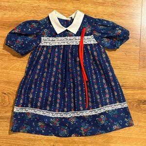 Vintage 80s toddler dress, 3T. Excellent condition!